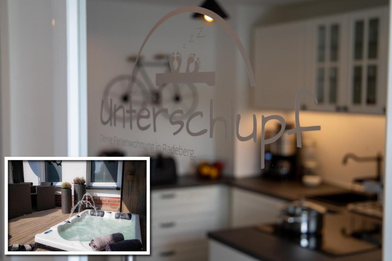 Unterschlupf Radeberg Mit Garten & Whirlpool Esterno foto